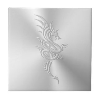 Eastern-style Dragon, Embossed-effect Ceramic Tile