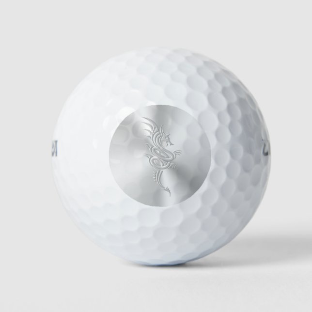Eastern-style Dragon, Embossed-effect Golf Balls (Front)