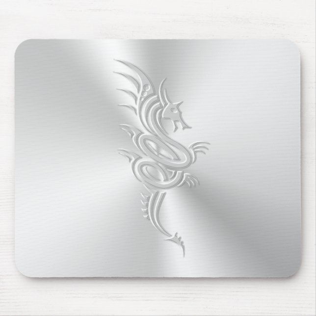 Eastern-style Dragon, Embossed-effect Mouse Pad (Front)