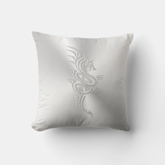 Eastern-style Dragon, Embossed-effect Throw Pillow