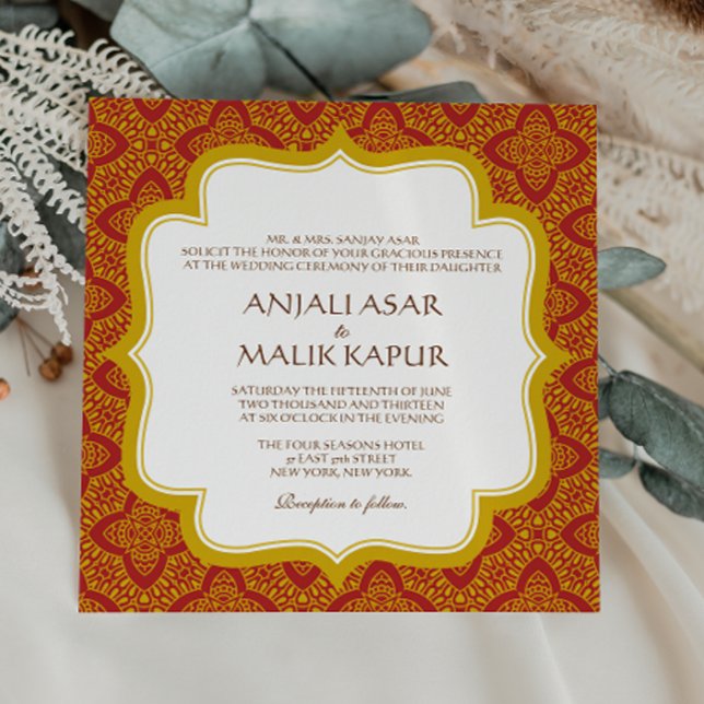 Eastern Tapestry | Wedding Invitation (Creator Uploaded)