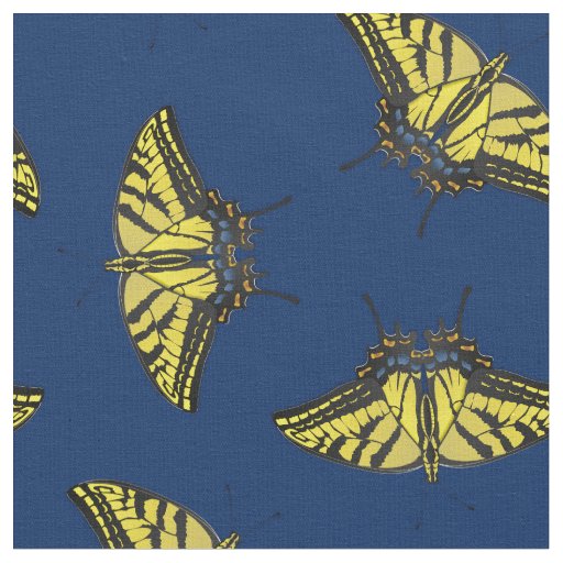 Eastern Tiger Swallowtail Butterflies Butterfly Fabric