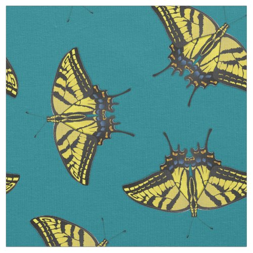 Eastern Tiger Swallowtail Butterflies Butterfly Fabric