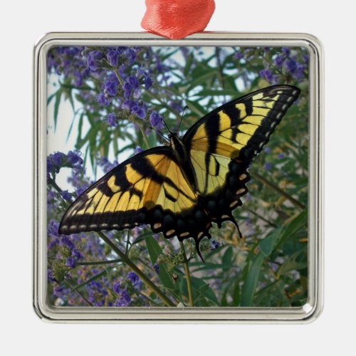 Eastern Tiger Swallowtail Butterfly Metal Ornament