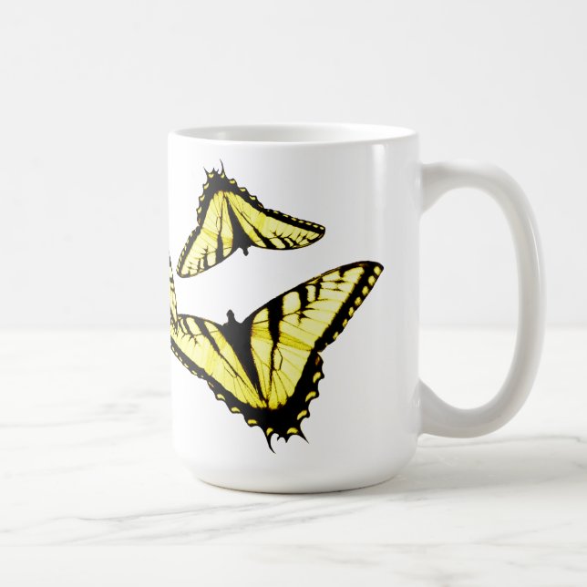 Eastern Tiger Swallowtail Butterfly Photo Coffee Mug (Right)