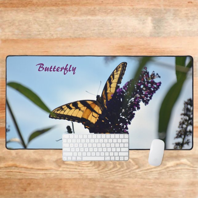 Eastern Tiger Swallowtail Butterfly Photographic Desk Mat (Creator Uploaded)