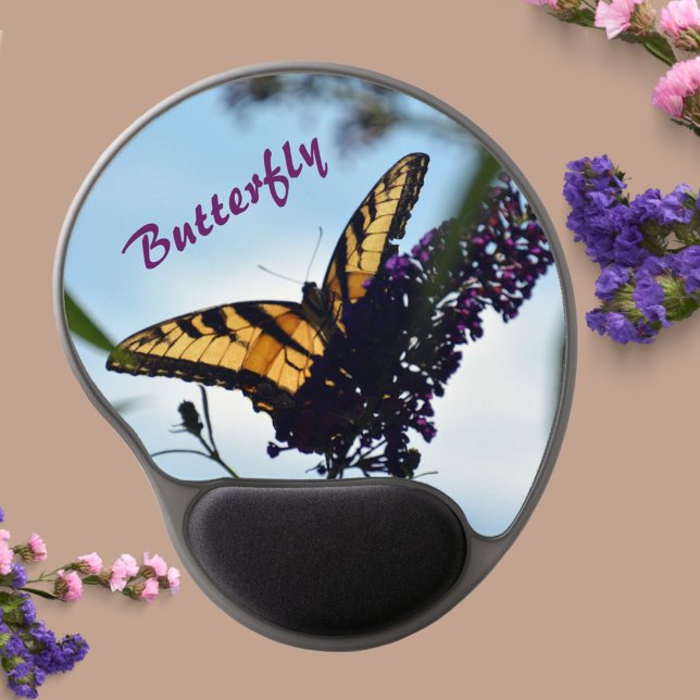 Eastern Tiger Swallowtail Butterfly Photographic Gel Mouse Pad (Creator Uploaded)