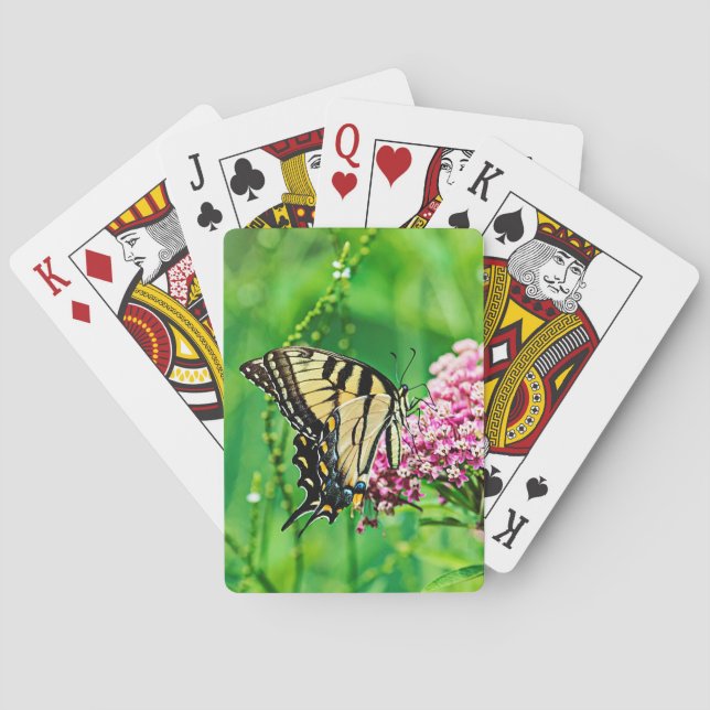 Eastern Tiger Swallowtail Butterfly Poker Cards (Back)