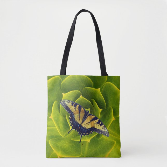 Eastern tiger swallowtail butterfly tote bag (Front)