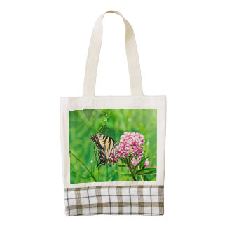 Eastern Tiger Swallowtail Butterfly Zazzle HEART Tote Bag