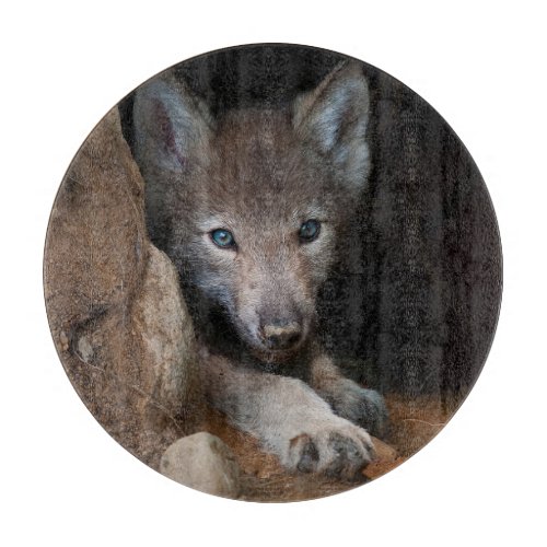 Eastern Timber Wolf Cutting Board