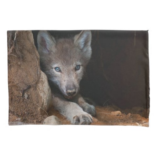 Eastern Timber Wolf  Pillow Case