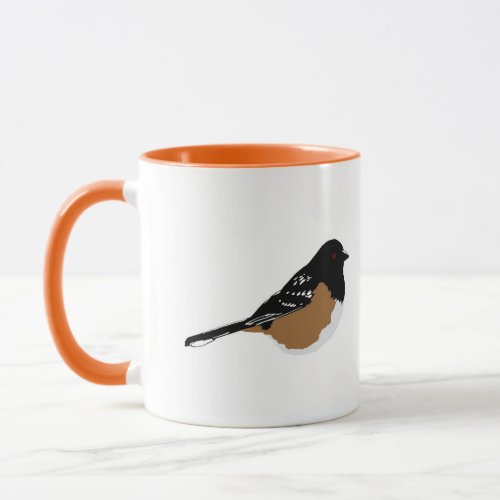 Eastern Towhee Bird Art Mug
