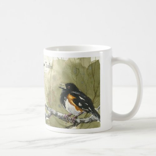 Eastern Towhee Bird Mug