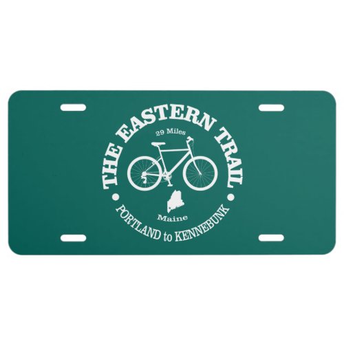 Eastern Trail cycling License Plate