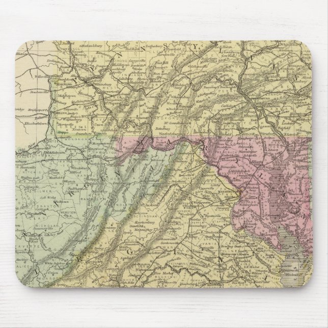 Eastern US Mouse Pad (Front)