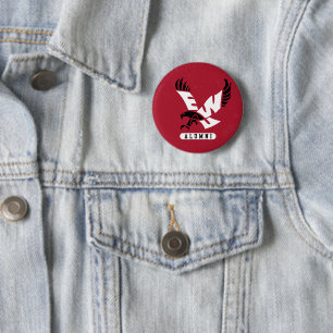 Eastern Washington University Alumni Distressed Button