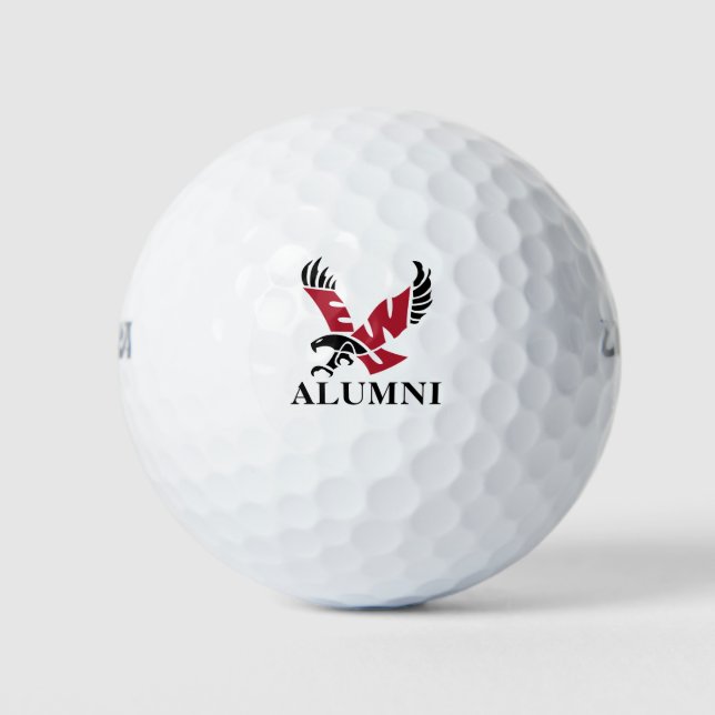 Eastern Washington University Alumni Golf Balls (Front)