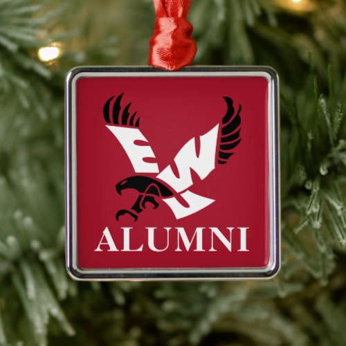 Eastern Washington University Alumni Metal Ornament