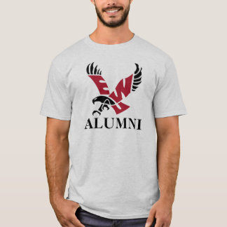 Eastern Washington University Official One Color Eagles Logo Unisex Adult T Shirt 
