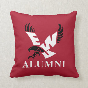 Eastern Washington University Alumni Throw Pillow