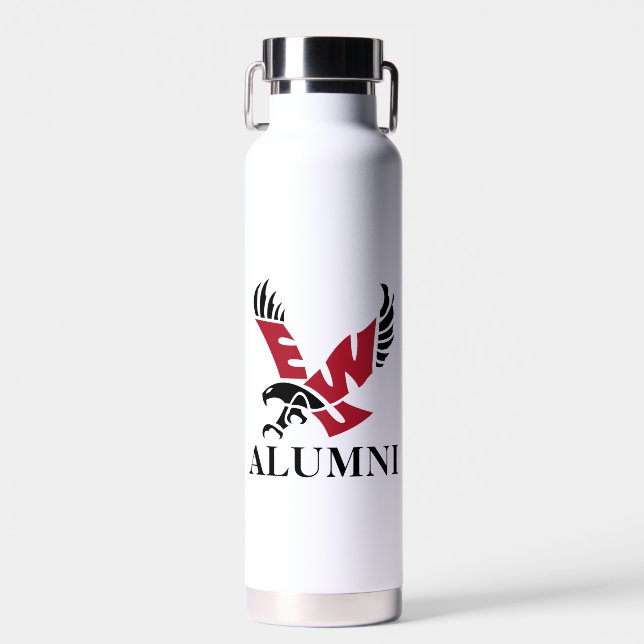 Eastern Washington University Alumni Water Bottle (Front)