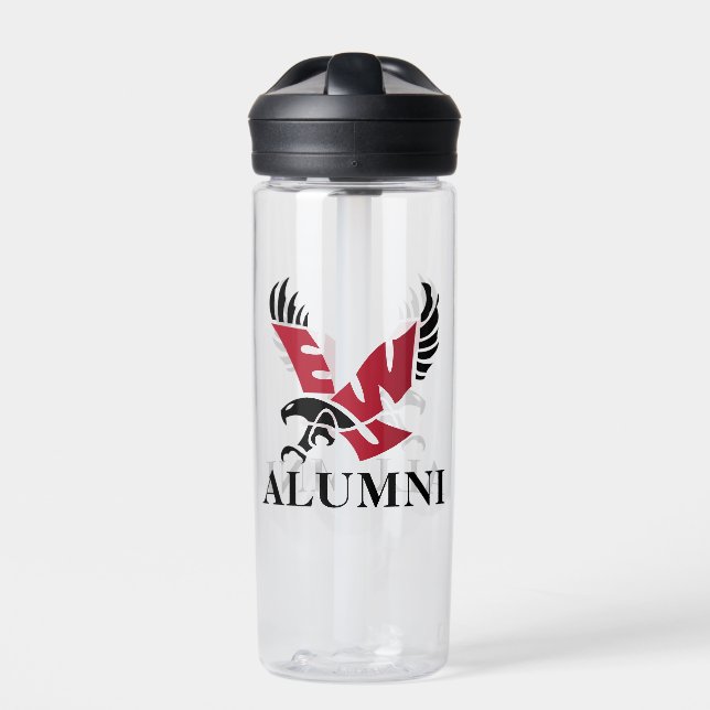 Eastern Washington University Alumni Water Bottle (Front)