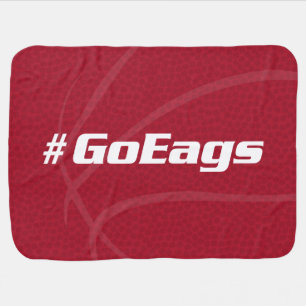 Eastern Washington University Basketball Baby Blanket