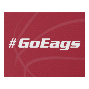 Eastern Washington University Basketball Faux Canvas Print