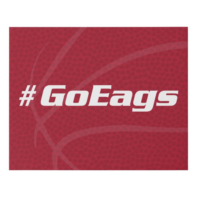 Eastern Washington University Basketball Faux Canvas Print (Front)