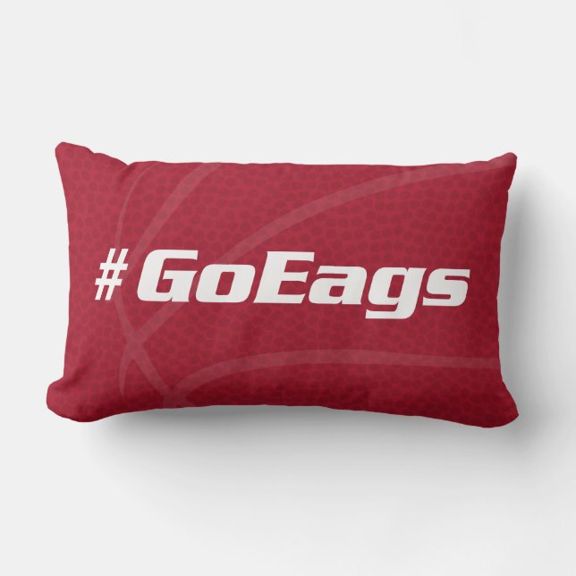 Eastern Washington University Basketball Lumbar Pillow (Front)