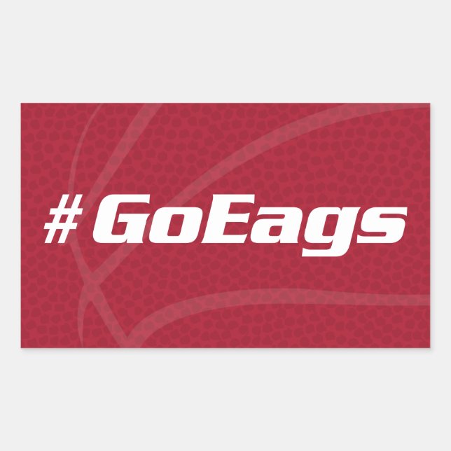 Eastern Washington University Basketball Rectangular Sticker (Front)