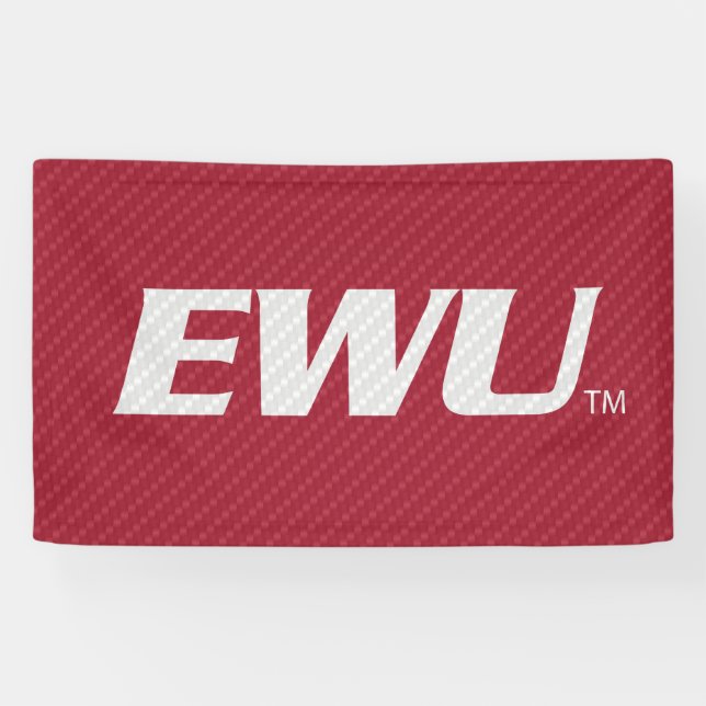 Eastern Washington University Carbon Fiber Banner (Horizontal)