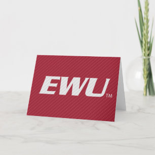 Eastern Washington University Carbon Fiber Card