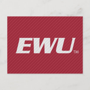 Eastern Washington University Carbon Fiber Invitation Postcard
