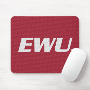 Eastern Washington University Carbon Fiber Mouse Pad
