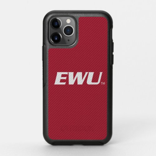 Eastern Washington University Carbon Fiber OtterBox Symmetry iPhone 11 Pro Case