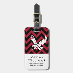 Eastern Washington University Chevron Luggage Tag