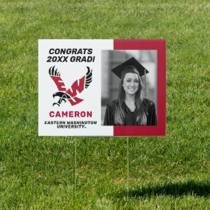 Eastern Washington University Congrats Grad Sign