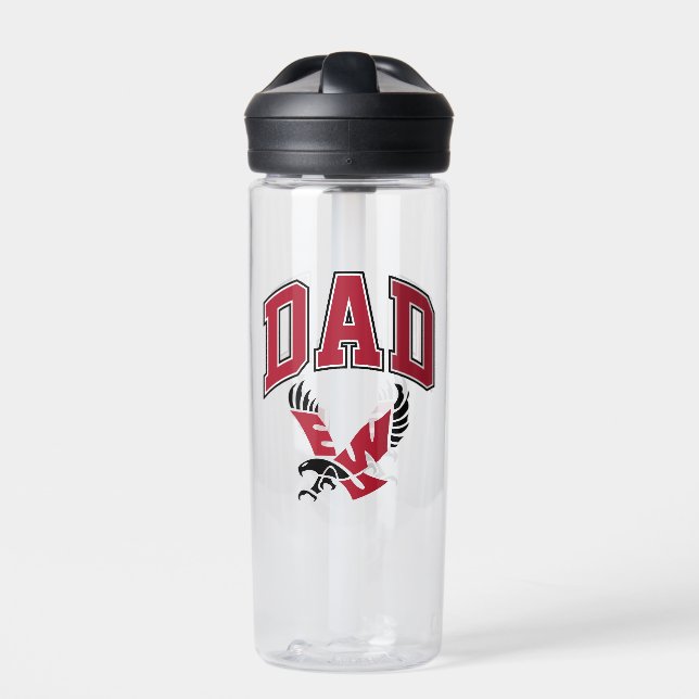 Eastern Washington University Dad Water Bottle (Front)