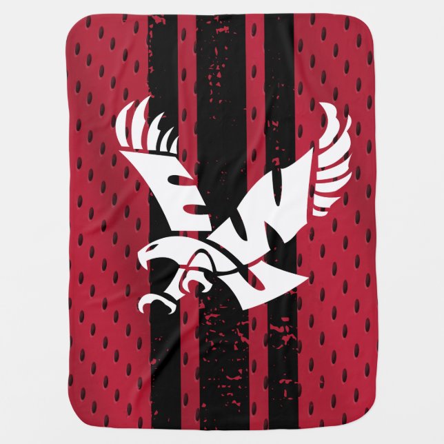 Eastern Washington University Jersey Baby Blanket (Front)
