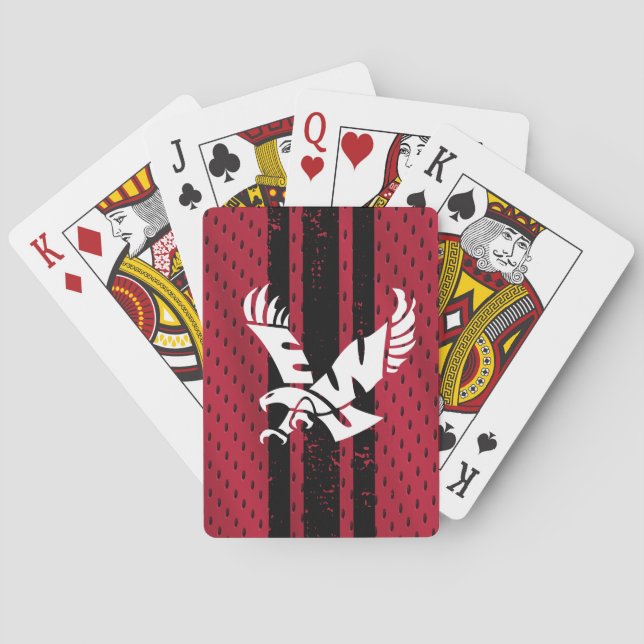 Eastern Washington University Jersey Poker Cards (Back)