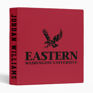 Eastern Washington University Logo 3 Ring Binder