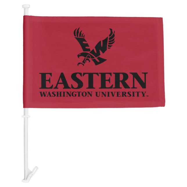 Eastern Washington University Logo Car Flag (Front)