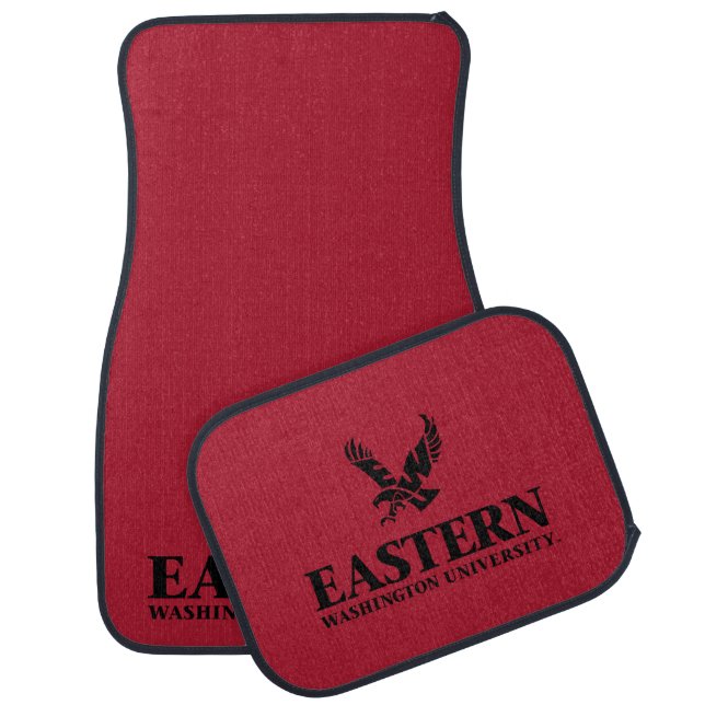 Eastern Washington University Logo Car Floor Mat (Set)