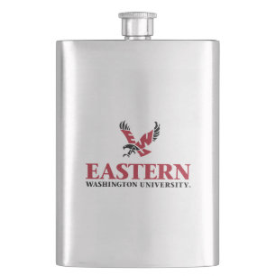 Eastern Washington University Logo Flask