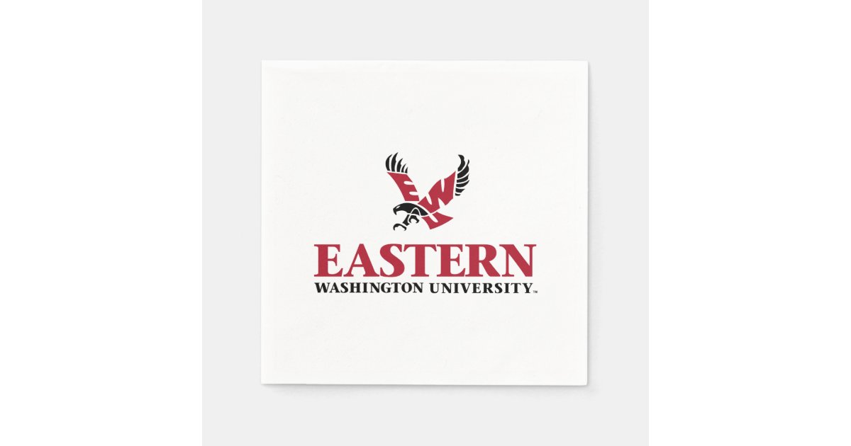 Eastern Washington University Logo Napkins Zazzle