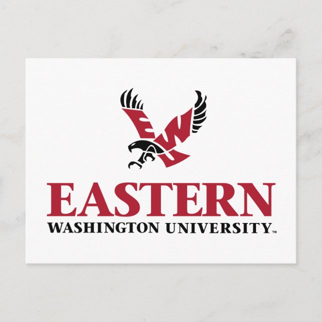 Eastern Washington University Logo Postcard (Front)