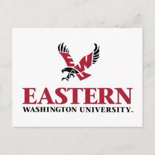 Eastern Washington University Logo Postcard