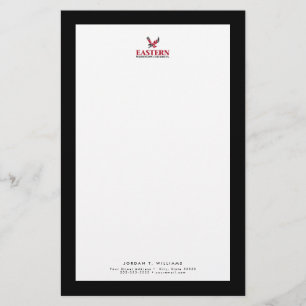 Eastern Washington University Logo Stationery